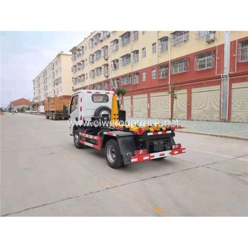 3 cubic meters side loader garbage truck